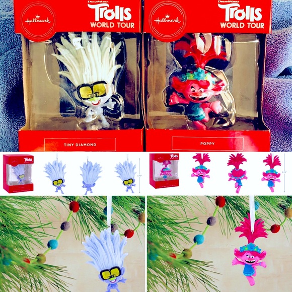 Trolls decor oranaments NIB